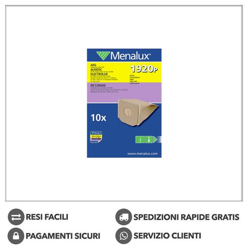 Sacchetti carta menalux - 10,